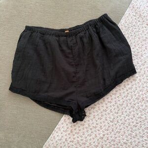 Free People | Gauzy Cotton Lace Trim  Pull On Casual Summer Swim Cover Up Shorts
